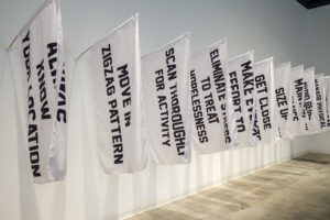 White Flags Installation View