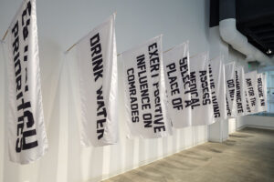 White Flags Installation View