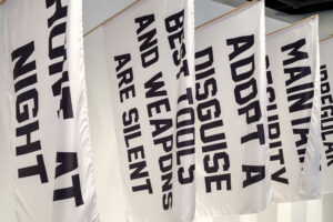 White Flags Installation View
