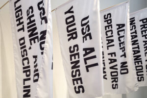 White Flags Installation View