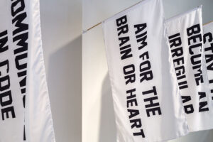 White Flags Installation View