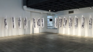 White Flags Installation View