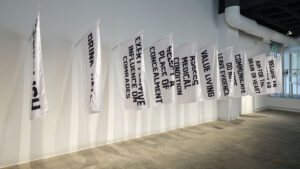 White Flags Installation View
