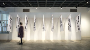White Flags Installation View
