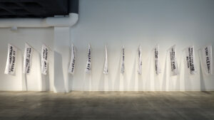 White Flags Installation View