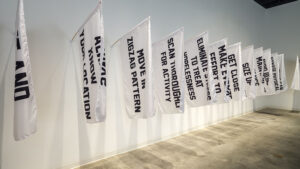 White Flags Installation View