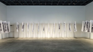 White Flags Installation View